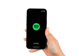 Spotify app on mobile